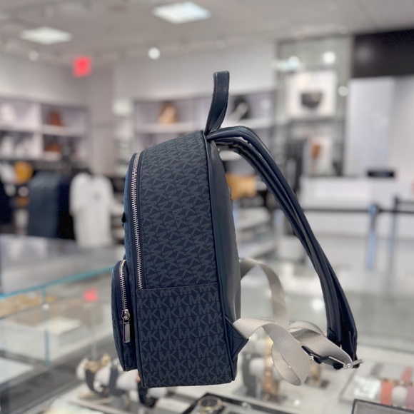 Michael Kors Jet Set Item Medium Backpack MK Admiral Multi - Picture 5 of 14